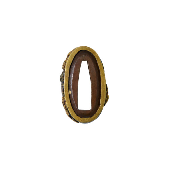 Antique Fuchi Kashira and Menuki for Samurai Sword (FM-02) - Image 8