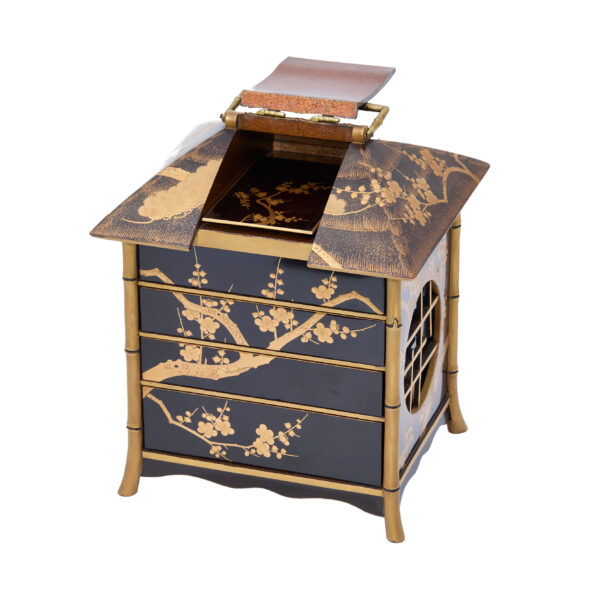 Antique Japanese Lacquer Box<br> (Bento-09) - Image 7