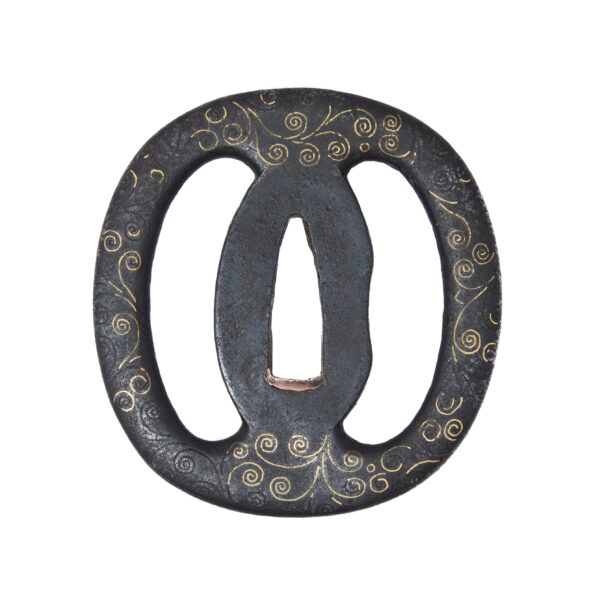 Antique Tsuba for Samurai Sword with NBTHK <strong><span style="color: #ff0000;">Hozon</span></strong> Certificate (T-821) - Image 4