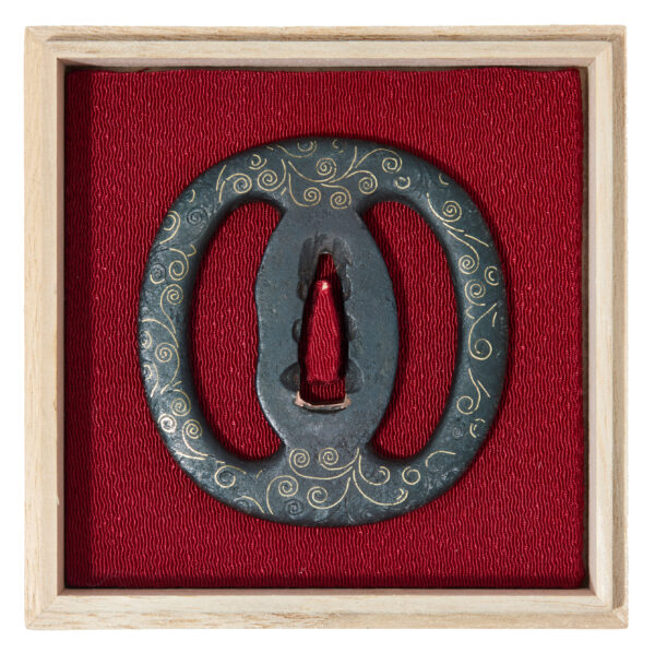 Antique Tsuba for Samurai Sword with NBTHK <strong><span style="color: #ff0000;">Hozon</span></strong> Certificate (T-821) - Image 3