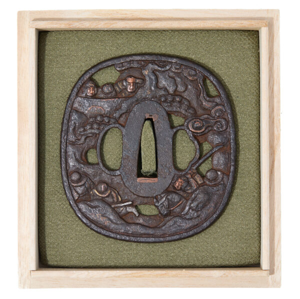 Antique Tsuba for Samurai Sword (T-824) - Image 2