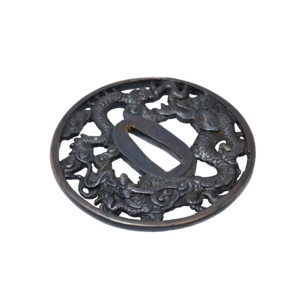 Antique Tsuba for Samurai Sword (T-820) - Image 5