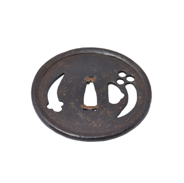 Antique Tsuba for Samurai Sword (T-823) - Image 5