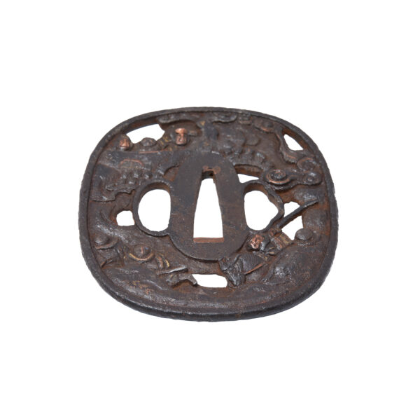 Antique Tsuba for Samurai Sword (T-824) - Image 5