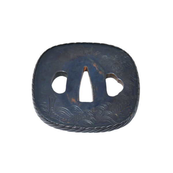Antique Tsuba for Samurai Sword (T-825) - Image 4