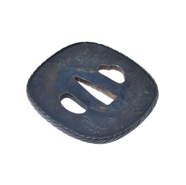 Antique Tsuba for Samurai Sword (T-825) - Image 5