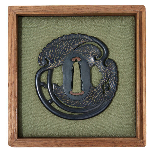 Antique Tsuba for Samurai Sword with NBTHK <strong><span style="color: #ff0000;">Hozon</span></strong> Certificate (T-827) - Image 3
