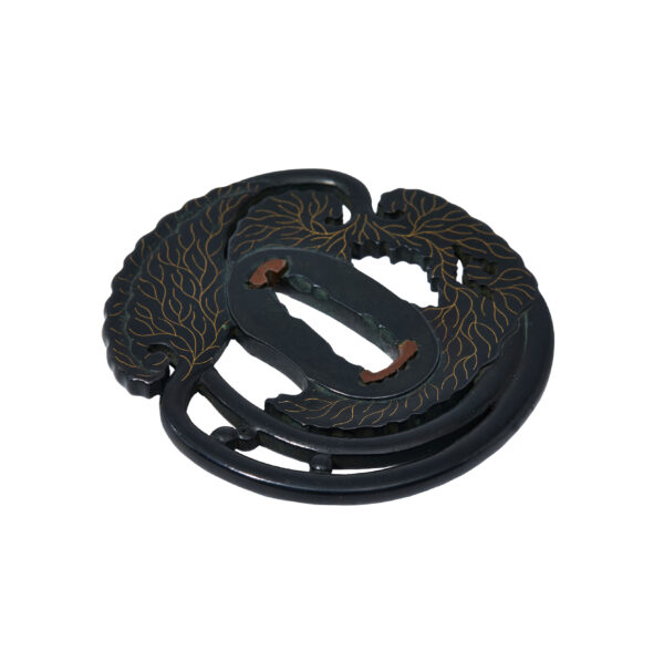 Antique Tsuba for Samurai Sword with NBTHK <strong><span style="color: #ff0000;">Hozon</span></strong> Certificate (T-827) - Image 7