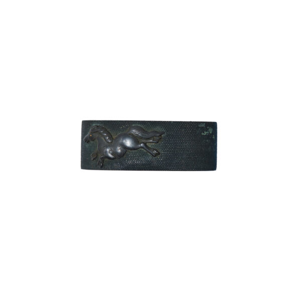 Antique Fuchi Kashira for Samurai Sword with NBTHK <strong><span style="color: #ff0000;">Hozon</span></strong> Certificate (F-55) - Image 11