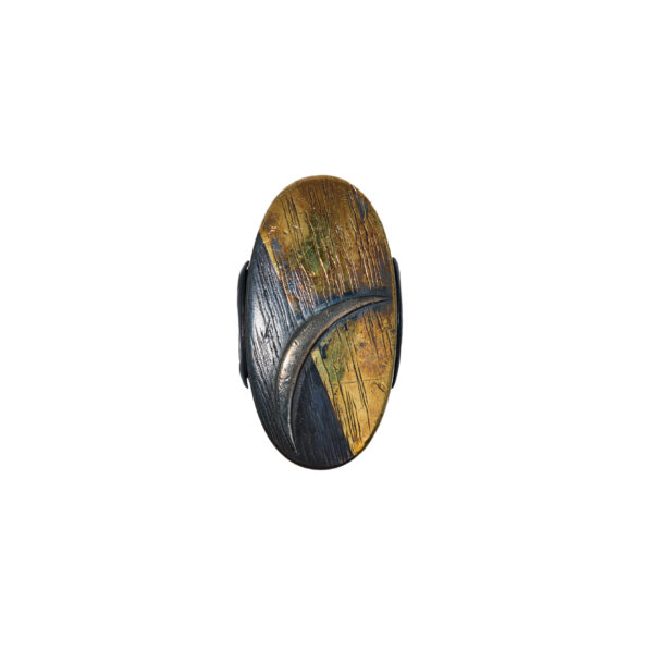 Antique Fuchi Kashira for Samurai Sword with NBTHK <strong><span style="color: #ff0000;">Tokubetsu Hozon</span></strong> Certificate (F-56) - Image 4