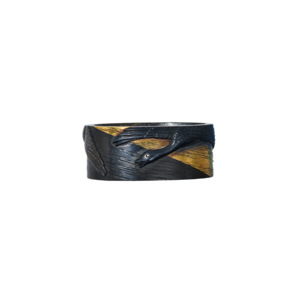 Antique Fuchi Kashira for Samurai Sword with NBTHK <strong><span style="color: #ff0000;">Tokubetsu Hozon</span></strong> Certificate (F-56) - Image 10