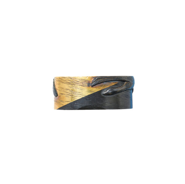 Antique Fuchi Kashira for Samurai Sword with NBTHK <strong><span style="color: #ff0000;">Tokubetsu Hozon</span></strong> Certificate (F-56) - Image 11