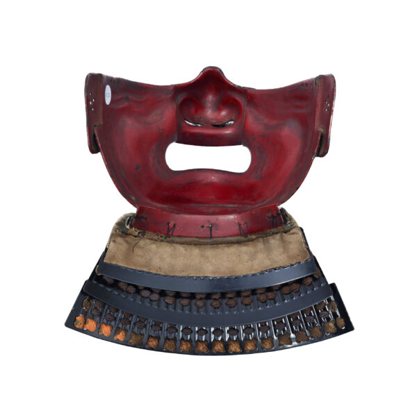 Antique Mid Edo Period Menpo Face Guard for Samurai Armor <span style="color: #ff0000;"> Kicho Shiryo</span> Certificate<br> (Menpo-20) - Image 5