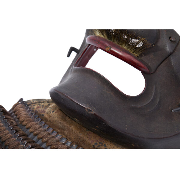 Antique Mid Edo Period Menpo Face Guard for Samurai Armor <span style="color: #ff0000;"> Kicho Shiryo</span> Certificate<br> (Menpo-20) - Image 10