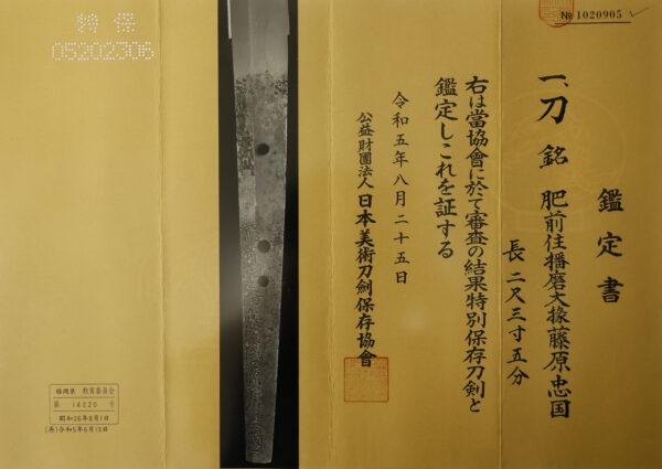 Antique Japanese Sword Katana Signed by Tadakuni <br>NBTHK <span style="color: #ff0000;"><strong>Tokubetsu Hozon</strong> </span>Certificate - Image 25