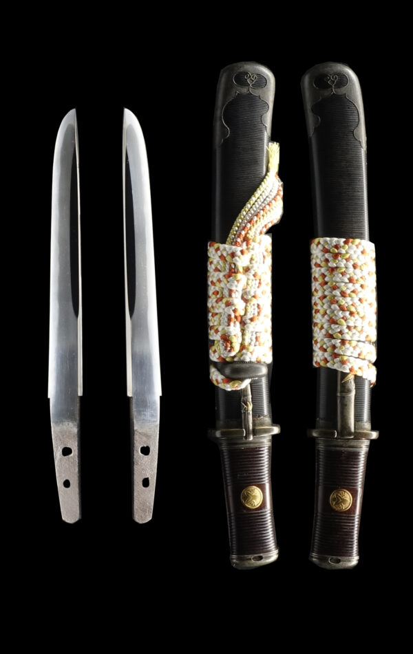 Antique Japanese Sword Tanto Signed by Munetsugu<br> NBTHK <span style="color: #ff0000;">Hozon </span>Certificate for the blade &  <span style="color: #ff0000;"><strong> Tokubetsu Hozon</strong> </span> Certificate for the Koshirae - Image 8