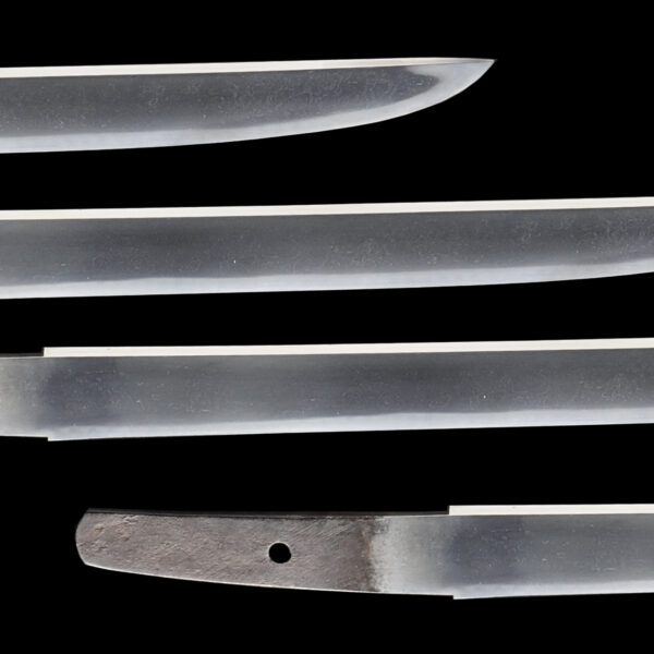 Antique Japanese Sword Wakizashi Attributed to Den Unshu Yoshii Kiyonori<br> NTHK Kanteisho Certificate - Image 3