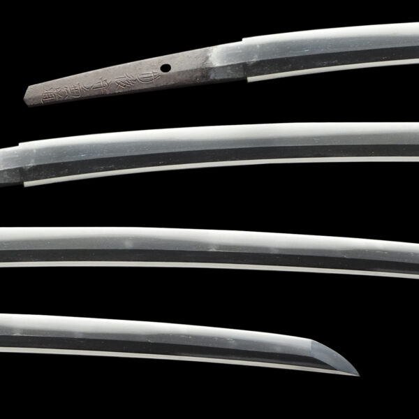 Antique Japanese Sword Wakizashi Signed by Tango no Kami Kanemichi<br> NBTHK Kicho Certificate - Image 2