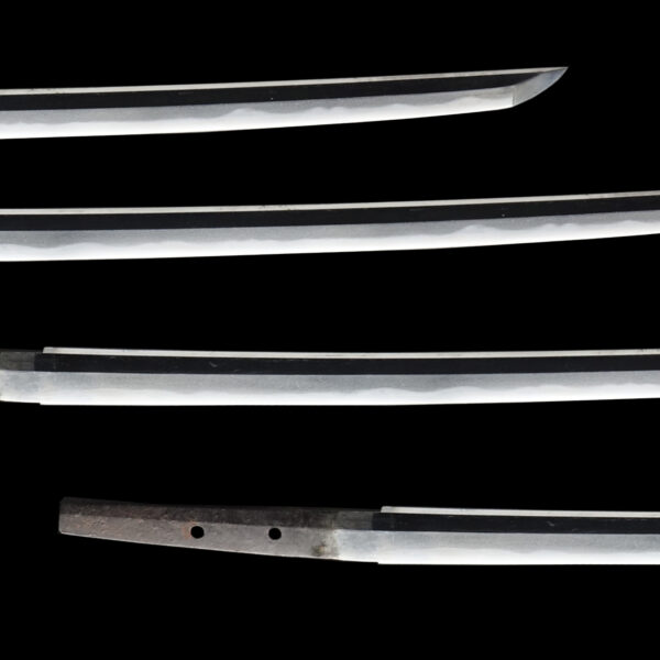 Antique Japanese Sword Wakizashi Attributed to the Oshu Aizu Kanemoto<br> NTHK Kanteisho Certificate - Image 3