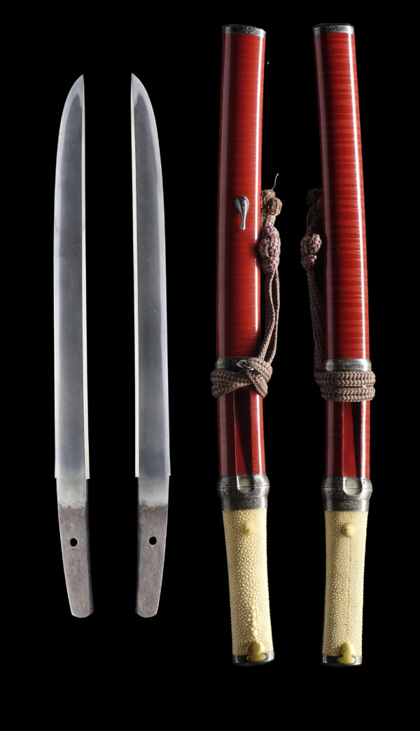 Antique Japanese Sword Wakizashi Attributed to Den Unshu Yoshii Kiyonori<br> NTHK Kanteisho Certificate - Image 8