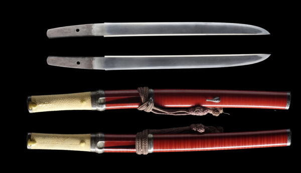 Antique Japanese Sword Wakizashi Attributed to Den Unshu Yoshii Kiyonori<br> NTHK Kanteisho Certificate - Image 13