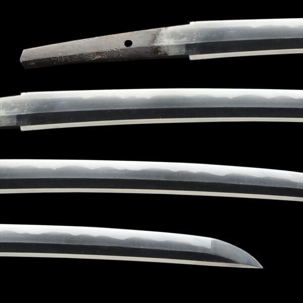 Antique Japanese Sword Wakizashi signed by Kanemune <br> NTHK Kanteisho Certificate for the blade - Image 2