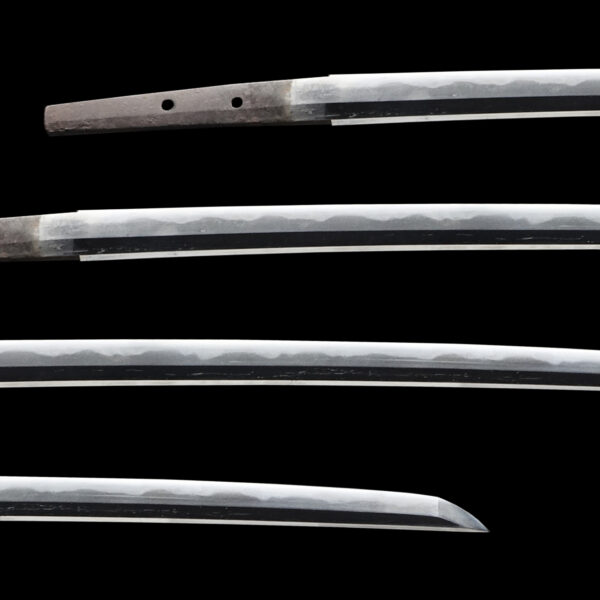 Antique Japanese Sword Wakizashi Attributed to the Oshu Aizu Kanemoto<br> NTHK Kanteisho Certificate - Image 2