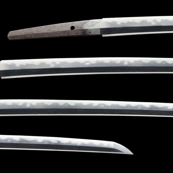 Antique Japanese Sword Wakizashi Attributed to Kaneuji<br> NTHK Kanteisho Certificate - Image 2