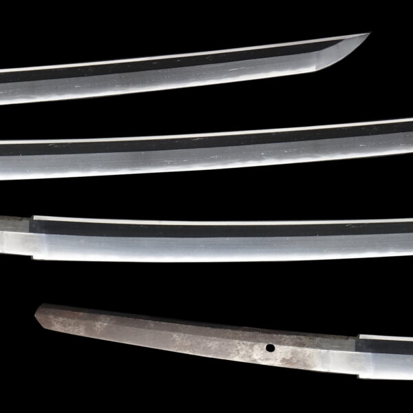 Antique Japanese Sword Katana Attributed to Naminohira Yasuyuki<br> NTHK Kanteisho Certificate - Image 3