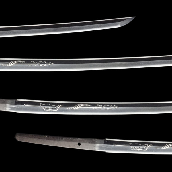 Antique Japanese Sword Katana Attributed to Hokke <br>NBTHK<span style="color: #ff0000;"> Hozon </span>Certificate - Image 3