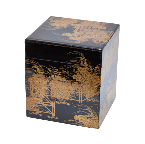 Antique Japanese Lacquer Box<br> (Bento-08) - Image 8