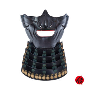 Antique Late Edo Period Menpo Face Guard for Samurai Armor (Menpo-24)