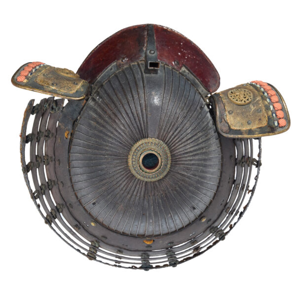Antique Samurai Helmet <br>Late Muromachi Period <br>Rokujuni Ken Suji Kabuto <br><span style="color: #ff0000;"><strong>Tokubetsu Kicho</strong></span> Shiryo Certificate</span> (KT-68) - Image 15