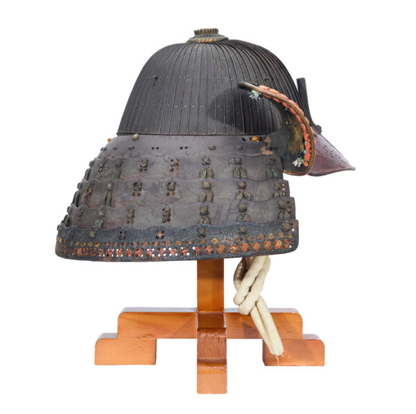 Antique Samurai Helmet <br>Late Muromachi Period <br>Rokujuni Ken Suji Kabuto <br><span style="color: #ff0000;"><strong>Tokubetsu Kicho</strong></span> Shiryo Certificate</span> (KT-68) - Image 6