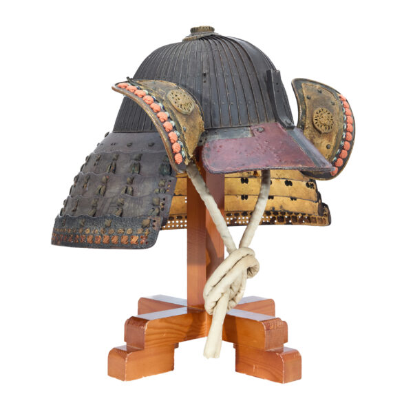 Antique Samurai Helmet <br>Late Muromachi Period <br>Rokujuni Ken Suji Kabuto <br><span style="color: #ff0000;"><strong>Tokubetsu Kicho</strong></span> Shiryo Certificate</span> (KT-68) - Image 5