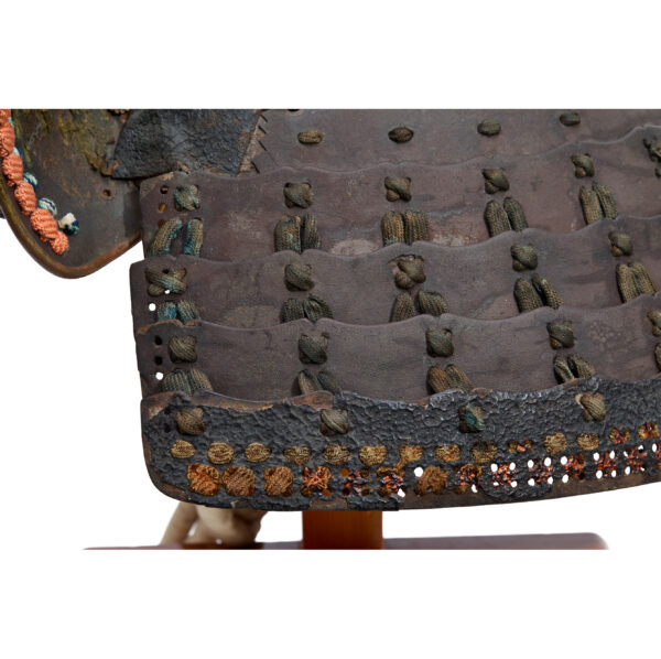 Antique Samurai Helmet <br>Late Muromachi Period <br>Rokujuni Ken Suji Kabuto <br><span style="color: #ff0000;"><strong>Tokubetsu Kicho</strong></span> Shiryo Certificate</span> (KT-68) - Image 12
