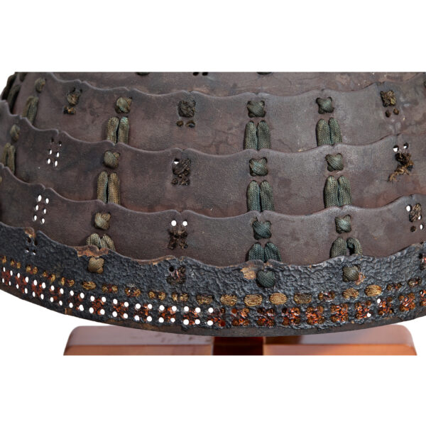 Antique Samurai Helmet <br>Late Muromachi Period <br>Rokujuni Ken Suji Kabuto <br><span style="color: #ff0000;"><strong>Tokubetsu Kicho</strong></span> Shiryo Certificate</span> (KT-68) - Image 13