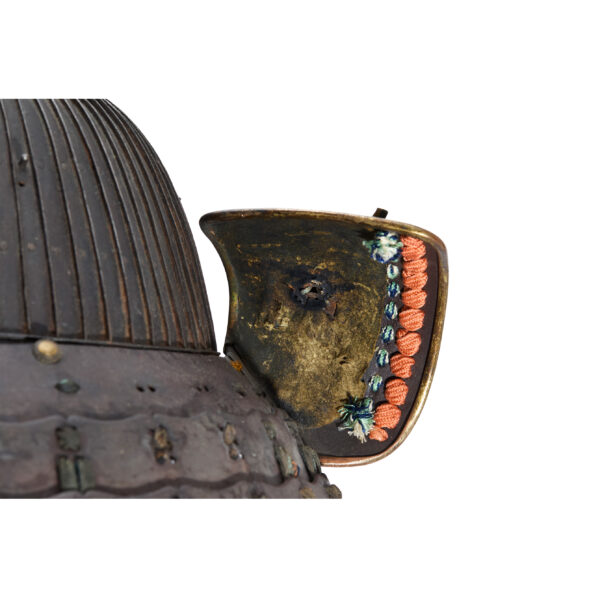 Antique Samurai Helmet <br>Late Muromachi Period <br>Rokujuni Ken Suji Kabuto <br><span style="color: #ff0000;"><strong>Tokubetsu Kicho</strong></span> Shiryo Certificate</span> (KT-68) - Image 10