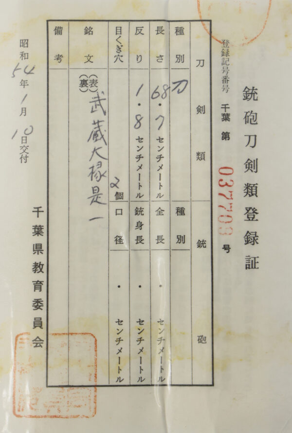 Antique Japanese Sword Katana signed by Korekazu<br>NBTHK <span style="color: #ff0000;">Hozon </span>Certificate - Image 24