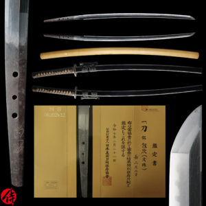 Antique Japanese Sword Katana Signed by Kanetsugu<br>NBTHK<span style="color: #ff0000;"><strong> Tokubetsu Hozon</strong> </span>Certificate