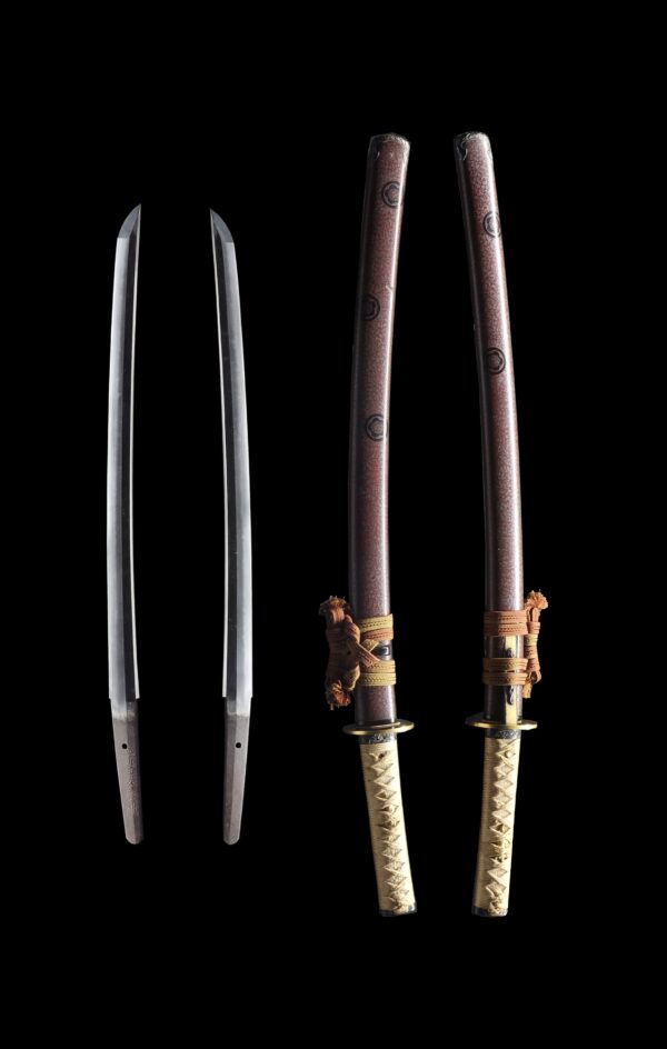 Antique Japanese Sword Daisho Attributed to Ko-Mihara/Signed by Ishidou Hata Toren<br> NBTHK <span style="color: #ff0000;"><strong>Tokubetsu Hozon</strong></span> and <span style="color: #ff0000;">Hozon</span> Certificate - Image 15