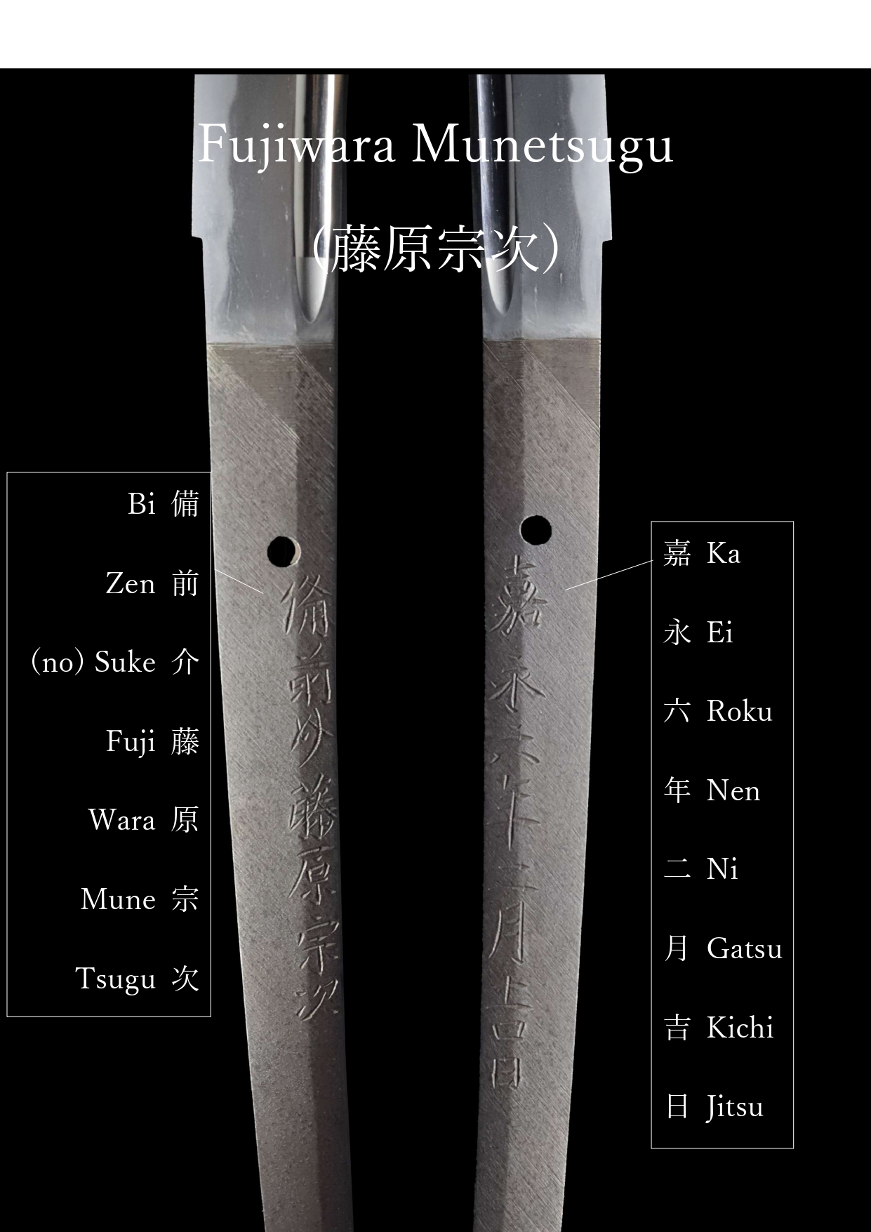 Antique Japanese Sword Katana Signed by Fujiwara Munetsugu<br>NBTHK Tokubetsu Kichou Certificate - Image 18