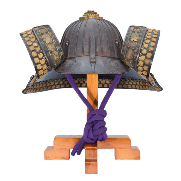 Antique Samurai Helmet <br>Early Edo Period Nijuroku Ken Suji Kabuto with <span style="color: #ff0000;"><strong>Tokubetsu Kicho</strong></span> Shiryo Certificate</span></strong> (KT-69) - Image 4