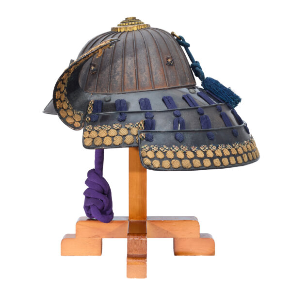 Antique Samurai Helmet <br>Early Edo Period Nijuroku Ken Suji Kabuto with <span style="color: #ff0000;"><strong>Tokubetsu Kicho</strong></span> Shiryo Certificate</span></strong> (KT-69) - Image 3