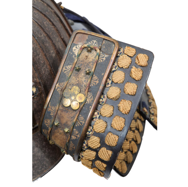 Antique Samurai Helmet <br>Early Edo Period Nijuroku Ken Suji Kabuto with <span style="color: #ff0000;"><strong>Tokubetsu Kicho</strong></span> Shiryo Certificate</span></strong> (KT-69) - Image 10