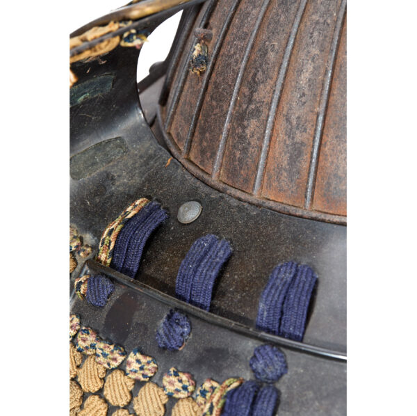 Antique Samurai Helmet <br>Early Edo Period Nijuroku Ken Suji Kabuto with <span style="color: #ff0000;"><strong>Tokubetsu Kicho</strong></span> Shiryo Certificate</span></strong> (KT-69) - Image 12