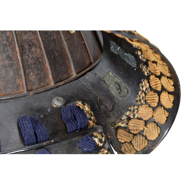Antique Samurai Helmet <br>Early Edo Period Nijuroku Ken Suji Kabuto with <span style="color: #ff0000;"><strong>Tokubetsu Kicho</strong></span> Shiryo Certificate</span></strong> (KT-69) - Image 15