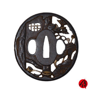 Antique Tsuba for Samurai Sword (T-837)
