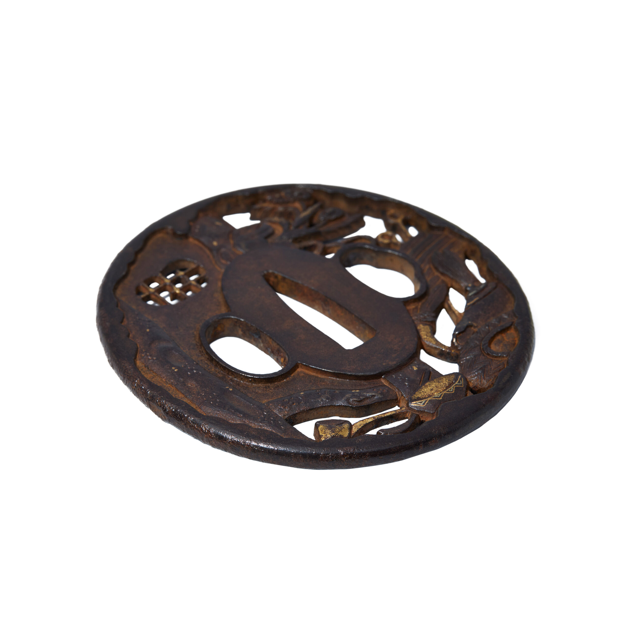 Antique Tsuba for Samurai Sword (T-837) - Image 6