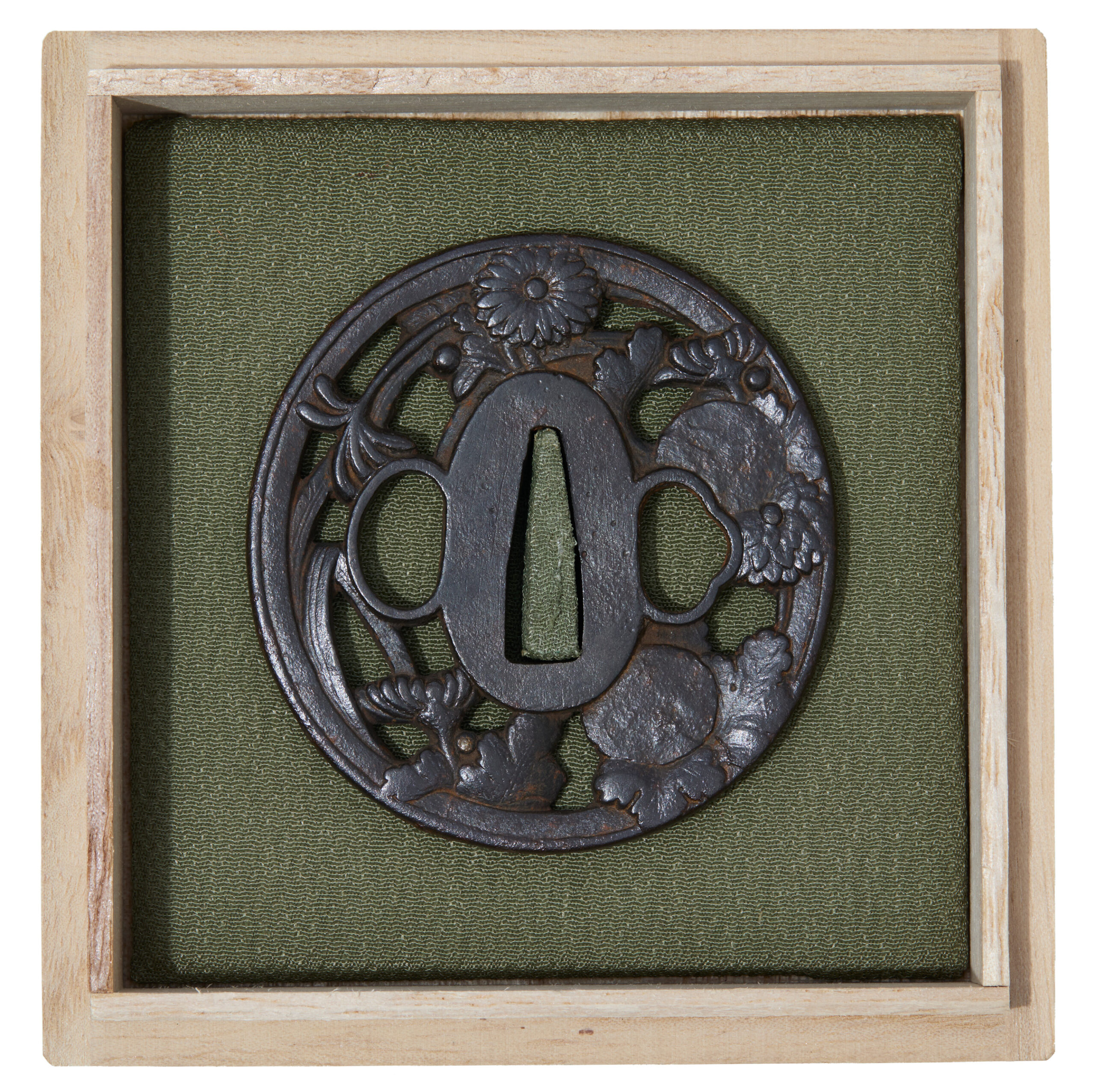 Antique Tsuba for Samurai Sword (T-838) - Image 2